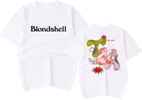 Blondshell If You Asked for A Picture Print T-Shirt Women Men Fashion Casual Short Sleeve Tee