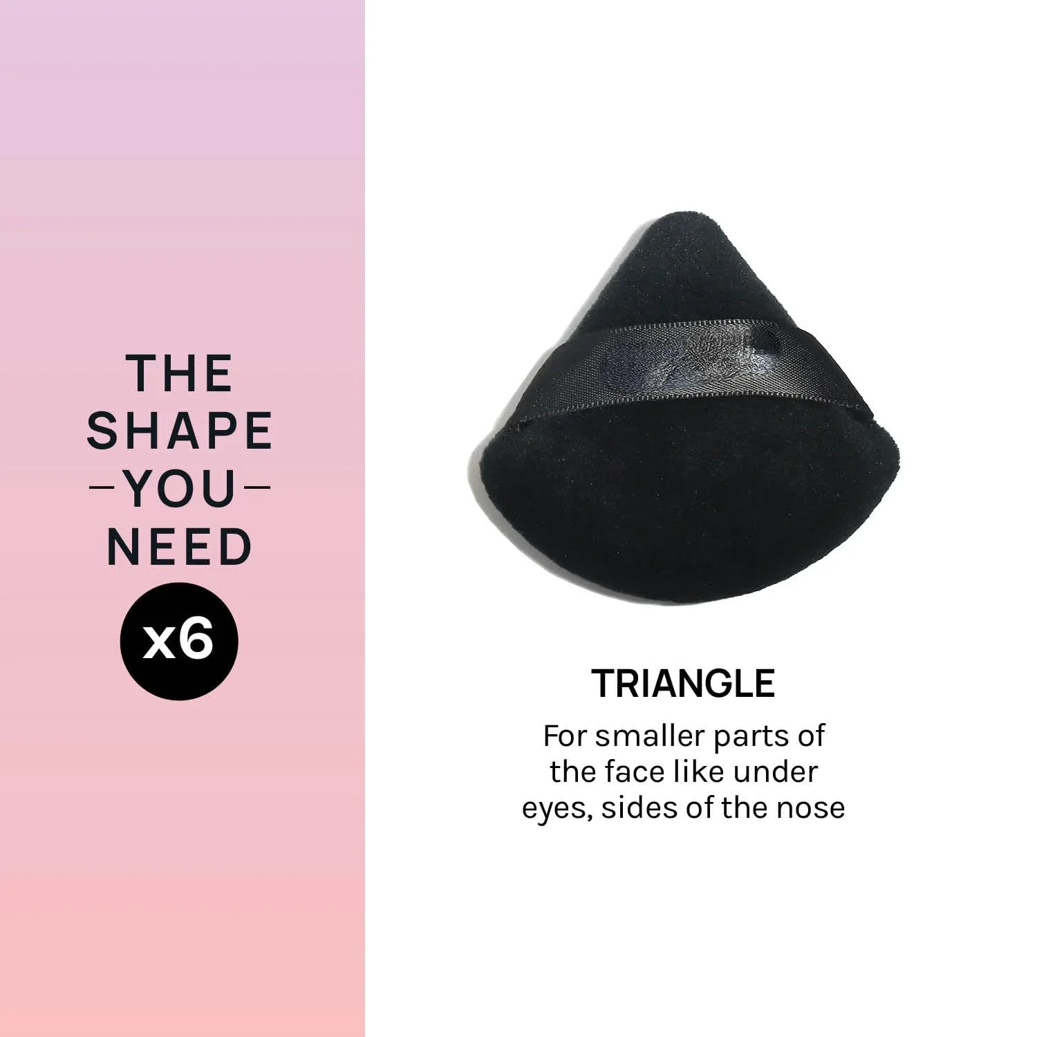 Lujoso juego de 6 esponjas para mezclar maquillaje suaves y esponjosas para lograr sin esfuerzo una belleza impecable: base de acabado perfecto