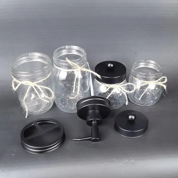 Набор аксессуаров для ванной комнаты, 4 шт., дозатор для лосьона и мыла, 2 держателя для хлопка, держатель для зубных щеток, домашний декор для ванной комнаты, идеальное украшение Idea