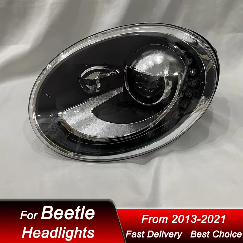 

Hot Car LED Headlights For Volkswagen VW Beetle 13-21 low to high full LED Auto Headlamp Assembly Projector Lens Accessories Kit