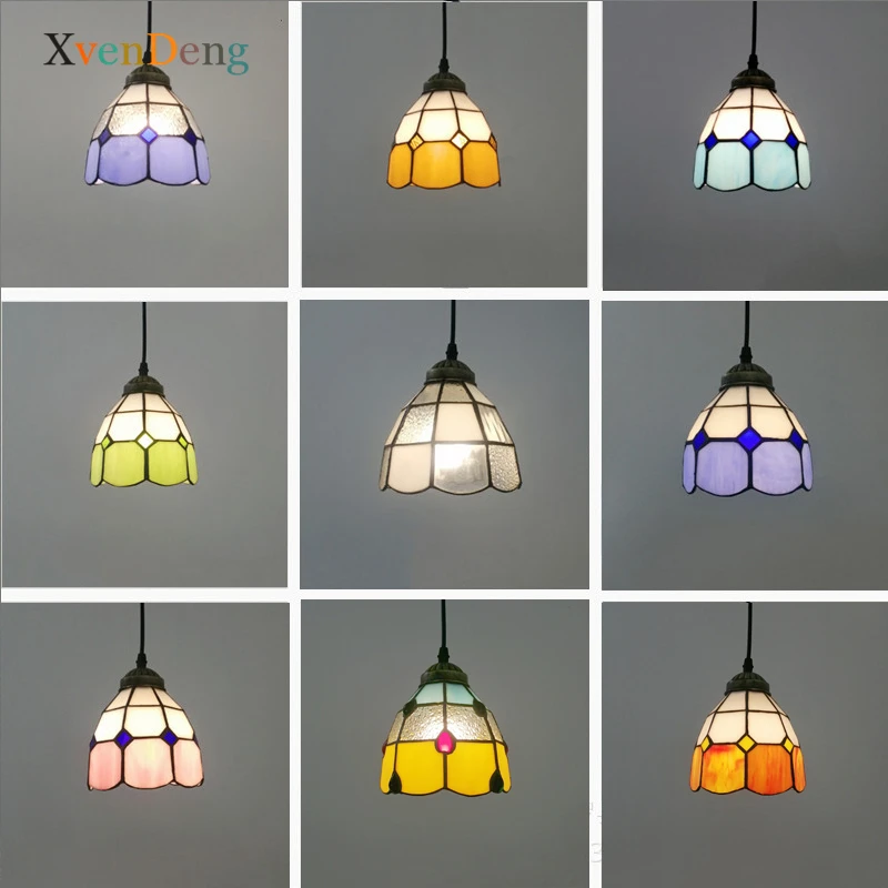 

Turkish Lamps Mosaic Pendant Lights Tiffany Square Mediterranean Stained Glass Hanging Lamp Home Decor Kitchen Lighting Fixture