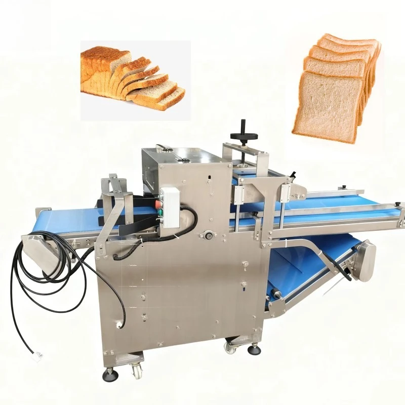 Loaf Bread Toast Full Cutter Sanitary Easy Clean Electric Scrap Collection Industrial Bakery FL Custom Wholesale