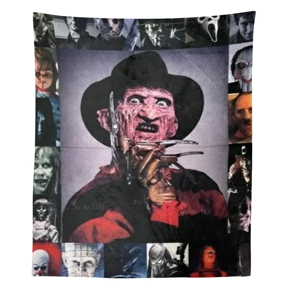 Freddy Is A Ruthless Ghost Who Kills People In His Dreams Wearing  Arm Gloves Tapestry By Ho Me Lili For Livingroom Decor