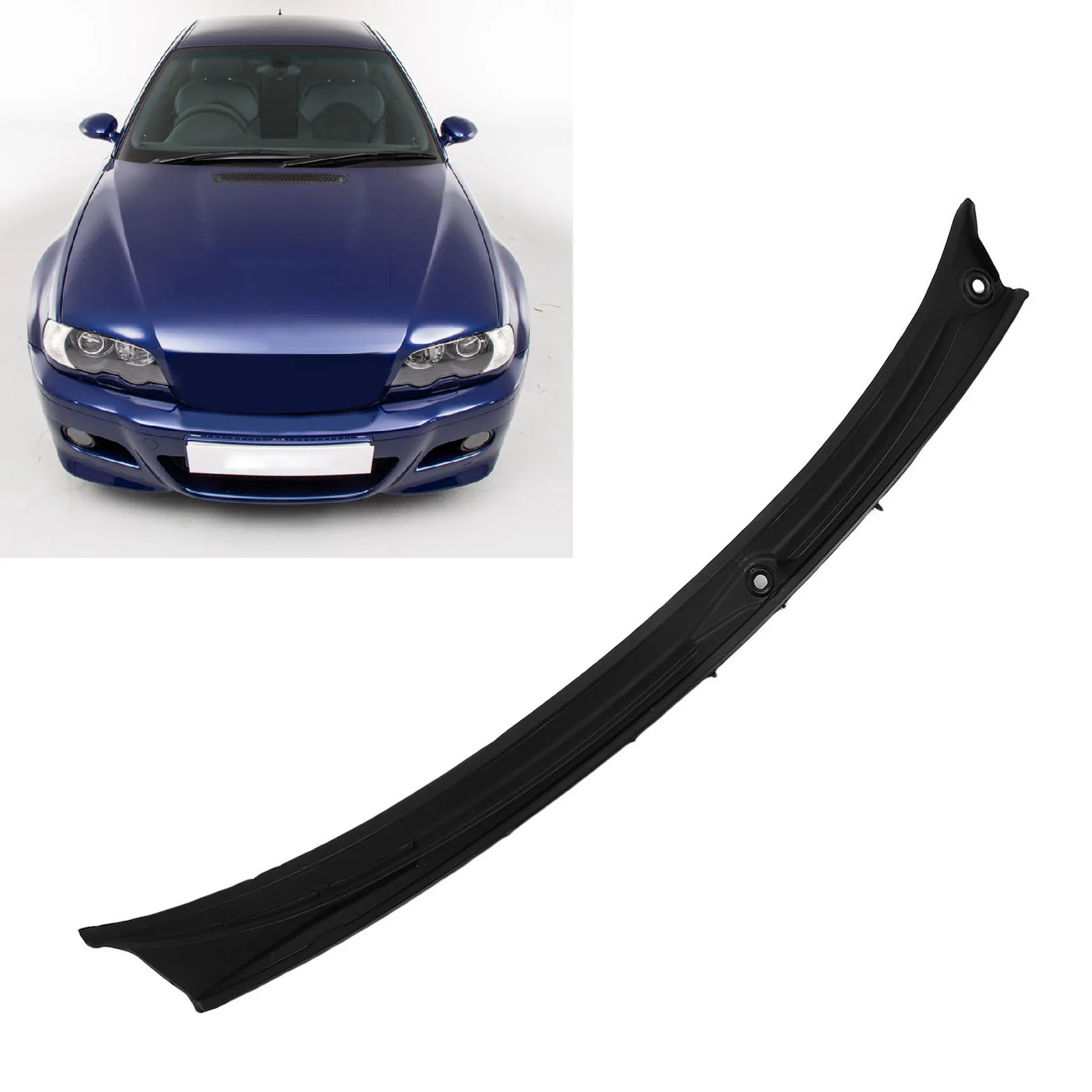 51718208483 Weatherproof Anti Abrasion Wiper Cowl Vent Grille  Wiper Cowl for Vehicle Replacement for M3 2000-2006
