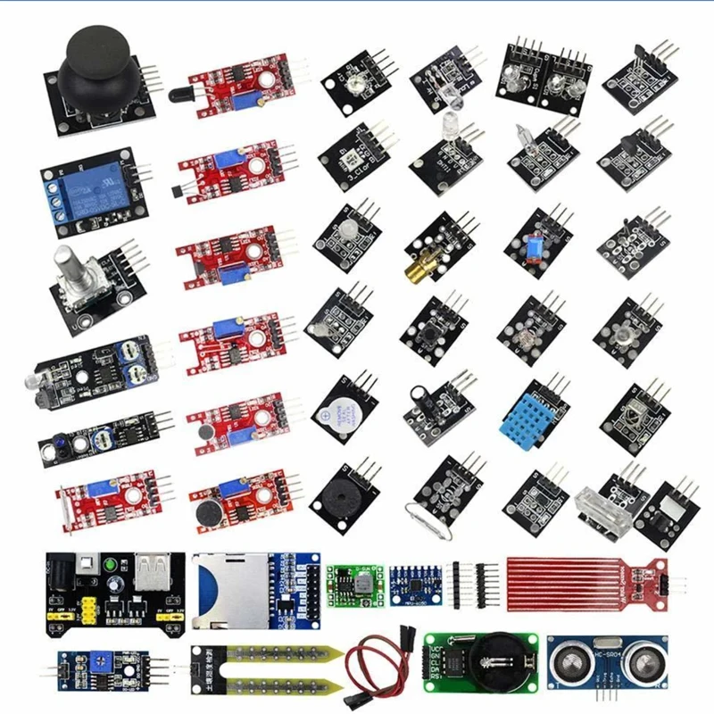 45 in 1 Sensors Modules For Arduino Starter Kit Better Than 37 in 1 Sensor Kit 37 in 1 Sensor Kit For UNO R3 MEGA2560