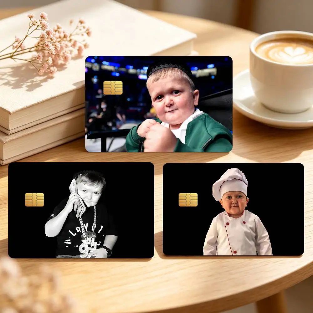 Funny Hasbulla Magomedov Credit Card Skin Stickers For Bank Bus Metro Cards Waterproof Anti-Scratch Gift 4PCS