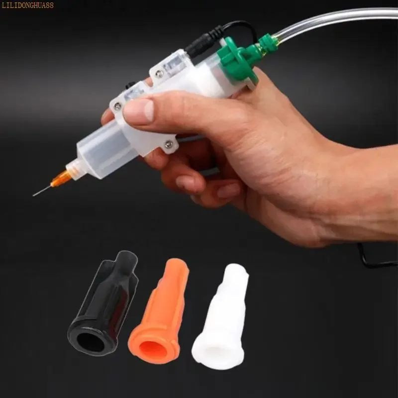 U1JB Pack Of 100 Dispensing Plugs For Syringes Applications Offering External Thread Design In Black White Color For Various Use