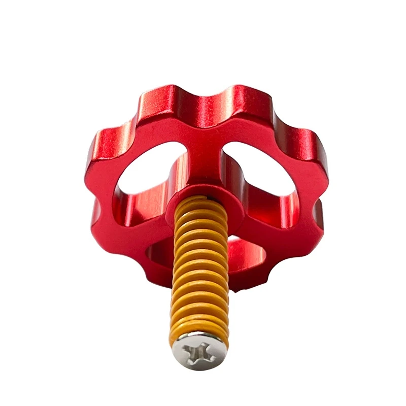 3D Printer Heatbed Leveling Kit Aluminum Hand Twist Leveling Nut + Springs + Silicone Column 18mm 16mm for Ender 3/Ender 5/CR-10