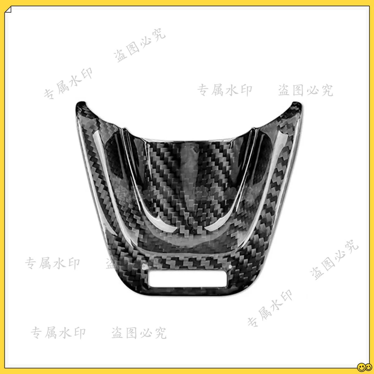 

Real Hard Carbon Fiber Cover for Kia Stinger 2018-2023 Car Steering Wheel Panel Trim Accessories