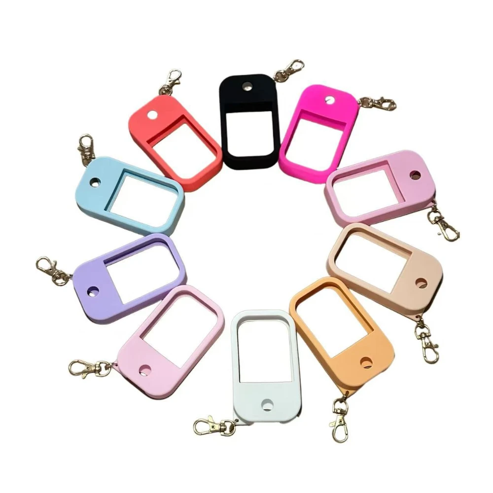 30ml Upgraded Silicone Case for Touchland Hand Sanitizer Spray Disinfectant Water Bottle, Protective Mist Case with Keyring image 3