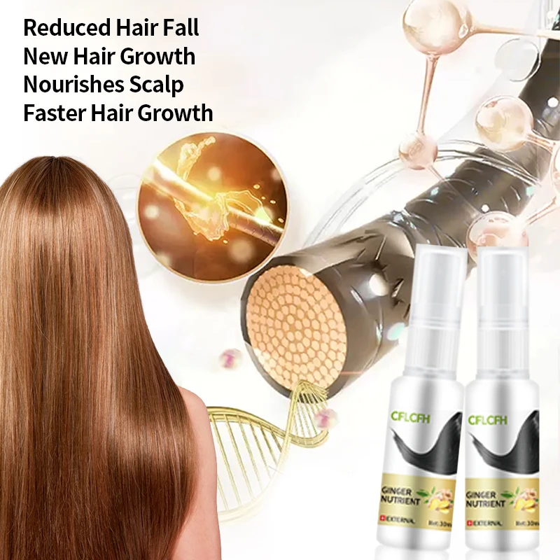 Ginger Fast Hair Growth Spray - Hair Care Hair Serum ulasan dan harga