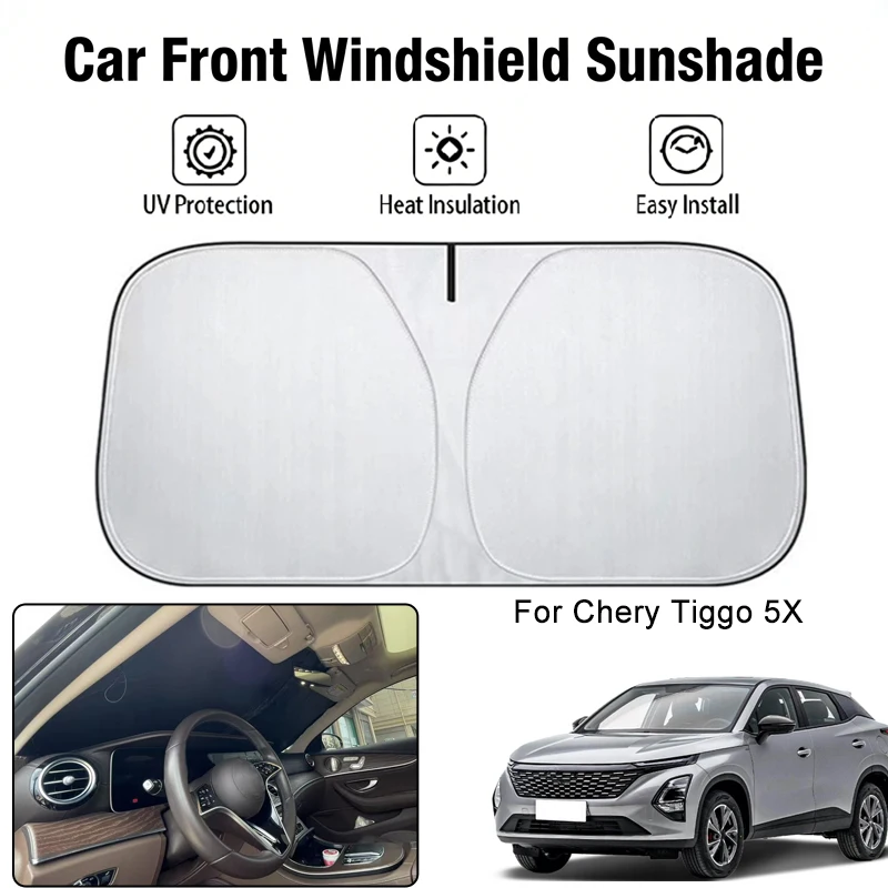 

Car Front Windshield Sunshade Cover For Chery Tiggo 5X UV Block Heat Insulation Auto Interior Sun Protection Accessories