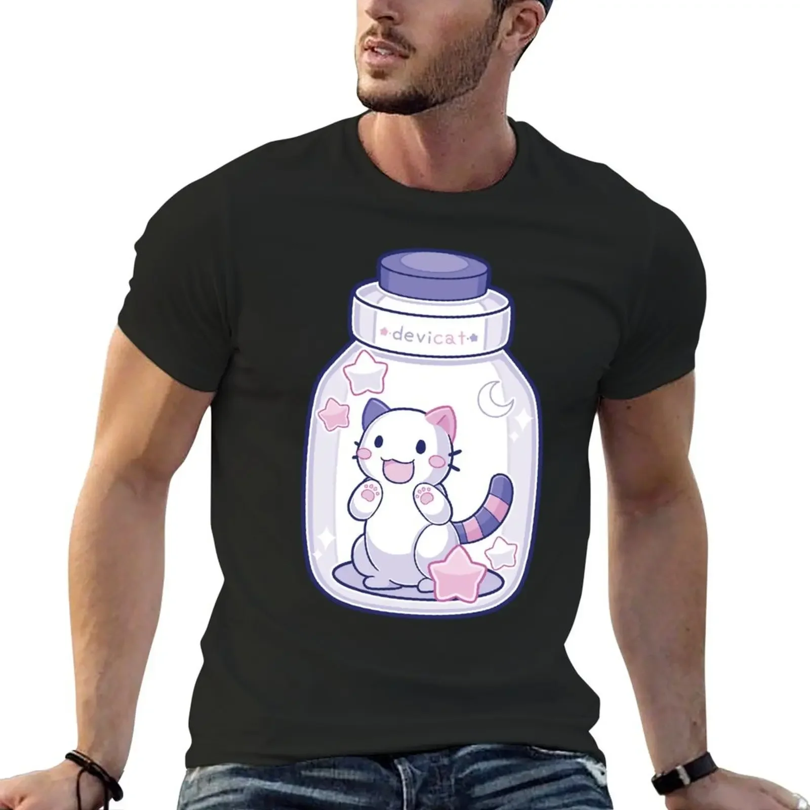 CandiCat Candi Jar ? 2024 T-Shirt quick drying Aesthetic clothing Short sleeve tee custom shirt men t shirts high quality