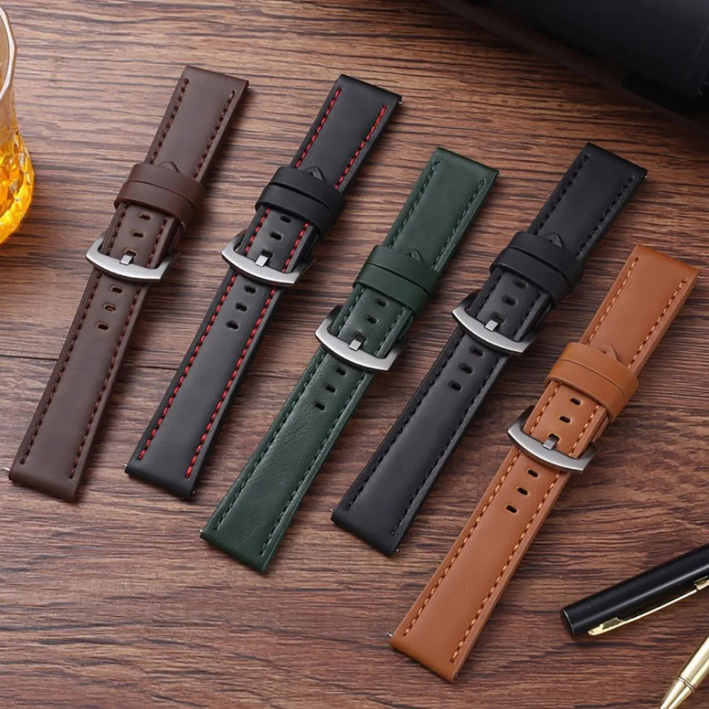 18 مللي متر 20 مللي متر 22 مللي متر 24 مللي متر حزام (استيك) ساعة ل أوميغا حزام ل Seiko الرياضة خمر براون حزام الساعات الرجال الجيش الرياضة سوار ل Smartwatch #1