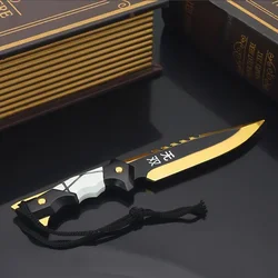 Valorant Game Weapon Reaver No Man Land 18cm Knife Holster Uncut Safe Alloy Toy Melee Knive Full Royal Metal Model Gifts for Boy