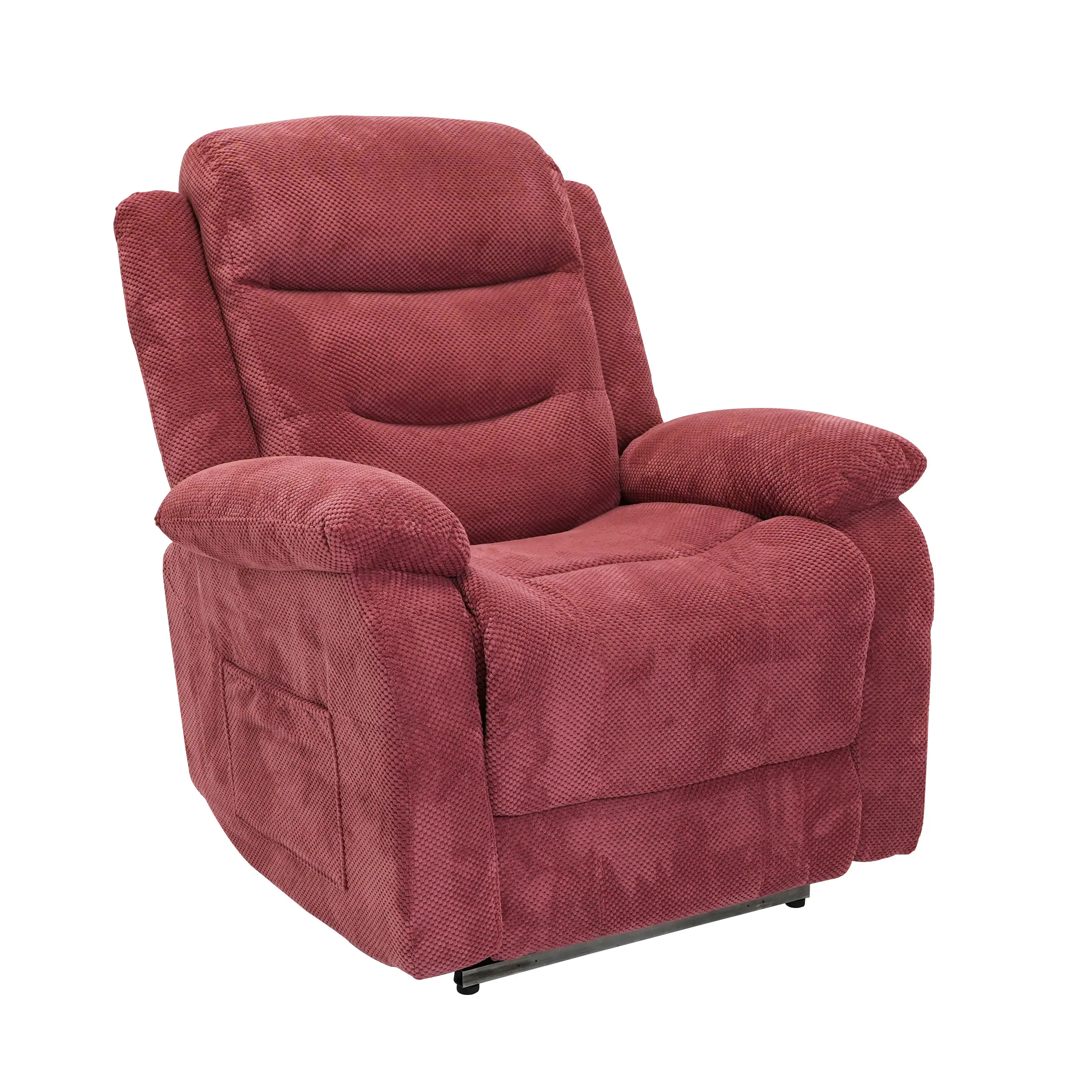 V-Mounts Modern Metal Frame Three-posture-single-seat Electric Power Recliner with Corduroy Upholstery