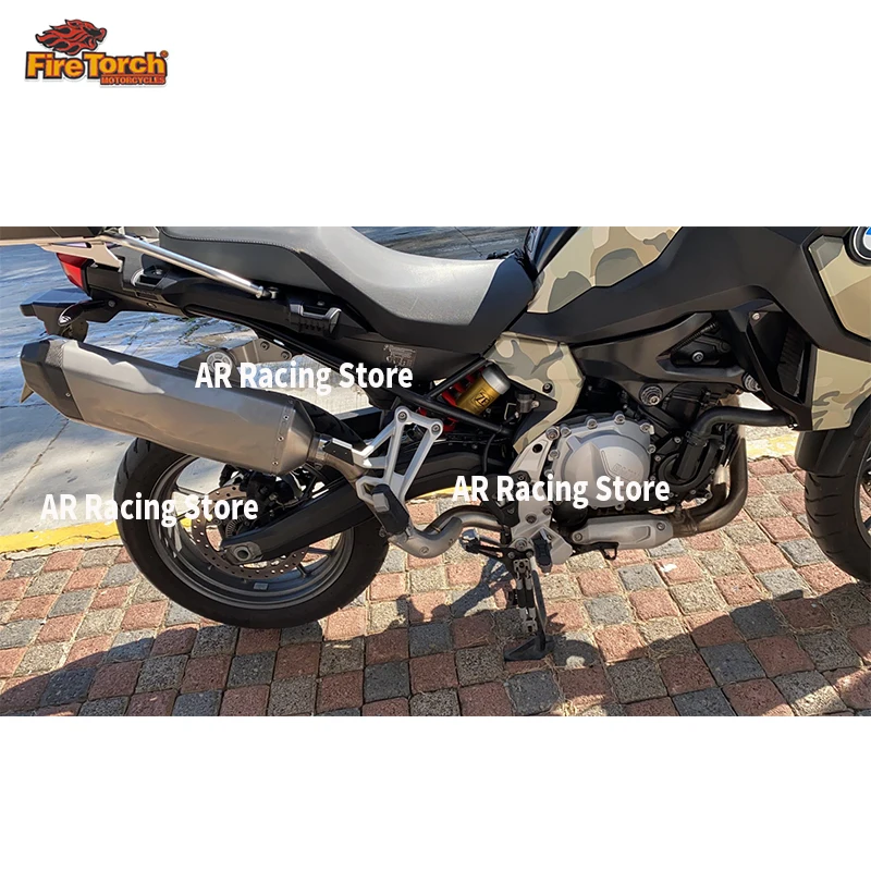 For BMW F800 GS F900 GS F900GS ADV Adventure 2024 2025 2026 Motorcycle Exhaust System Escape Moto Mid Link Pipe With Muffler