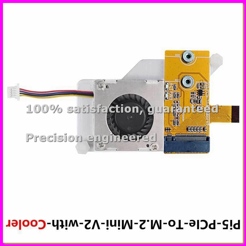 

Плата расширения PCIe на 5 портов M.2 NVMe SSD Mini V2 с вентилятором-кулером, цельная конструкция и дифференциальная сопряженность - ABVP