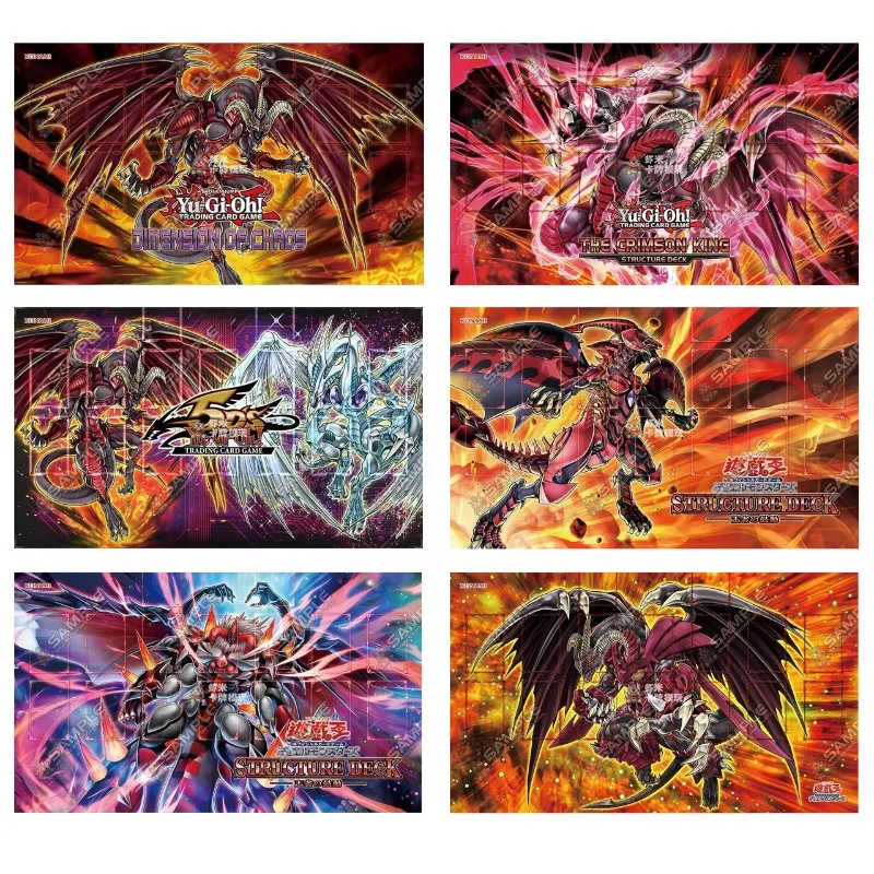 

Серия Арчь Красного Дракона 600x350 мм Yu-Gi-Oh! Коллекционный игровой коврик для карточек, резиновый коврик для настольной игры, коврик для мыши, игрушки, подарки