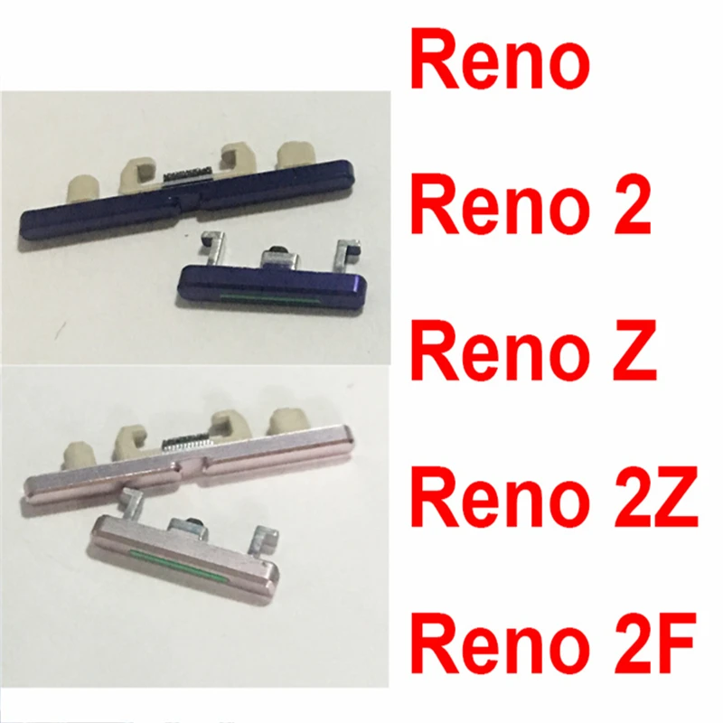 For OPPO Reno 2 Z 2Z 2F Power Volume Buttons ON OFF Power Volume Button Up Down Side Keypads Flex Cable Replacement Repair Parts