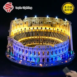 MOC building block lighting is compatible with LEGO 10276 Colosseum world landmark building remote control LED lighting