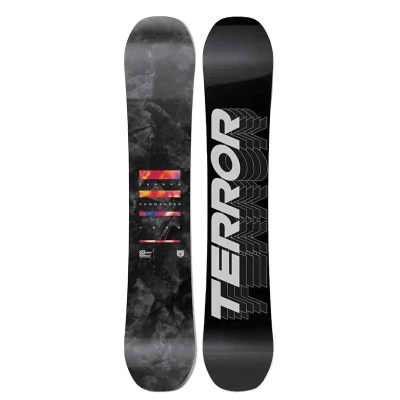 

Commander Adult Freestyle All-Mountain Snowboard Set: Professional snowboard gear for men and women.
