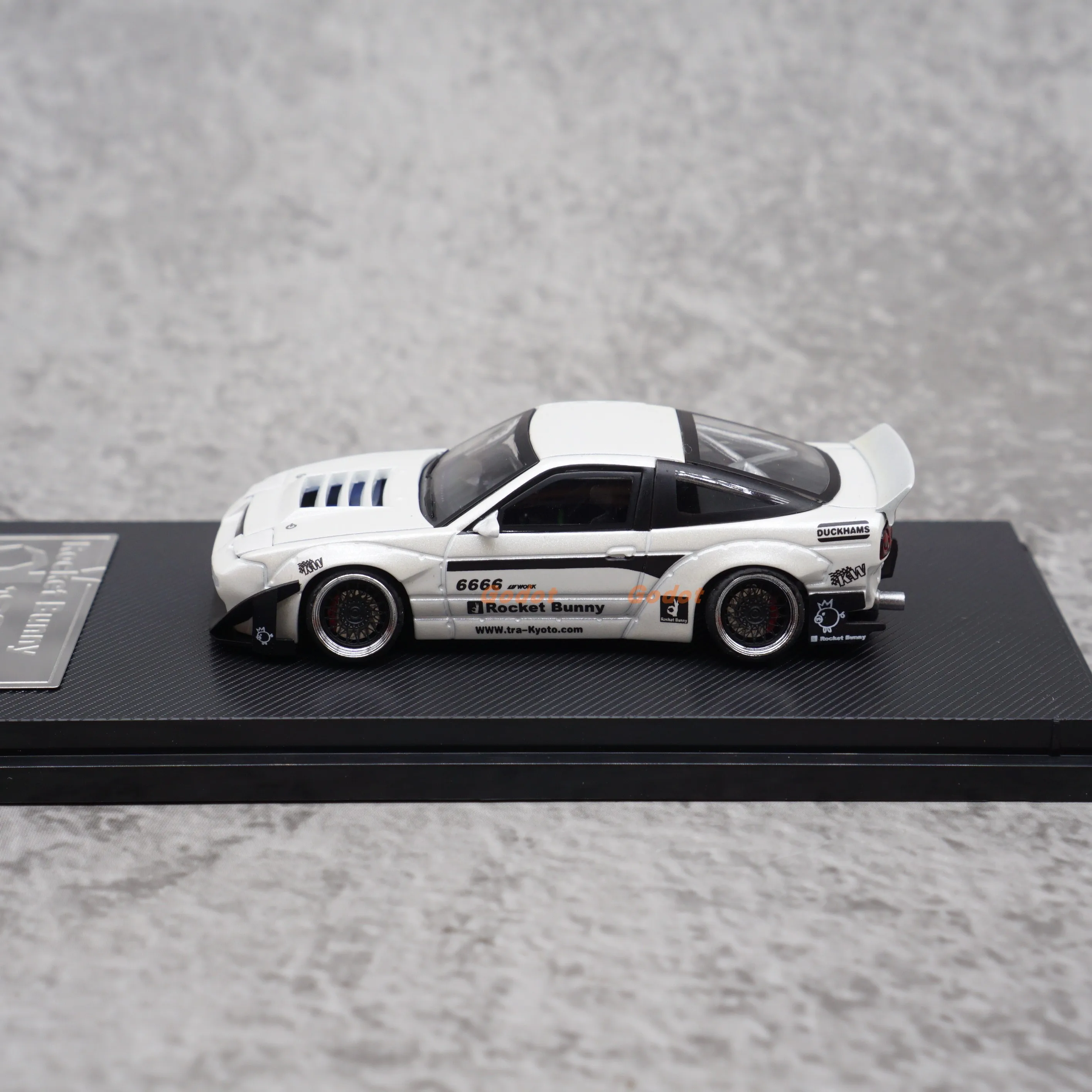 mt-1-64-scale-diecast-alloy-white-nissan-180sx-coupe-toys-cars-model-classics-nostalgia-adult-gifts-souvenir-static-display