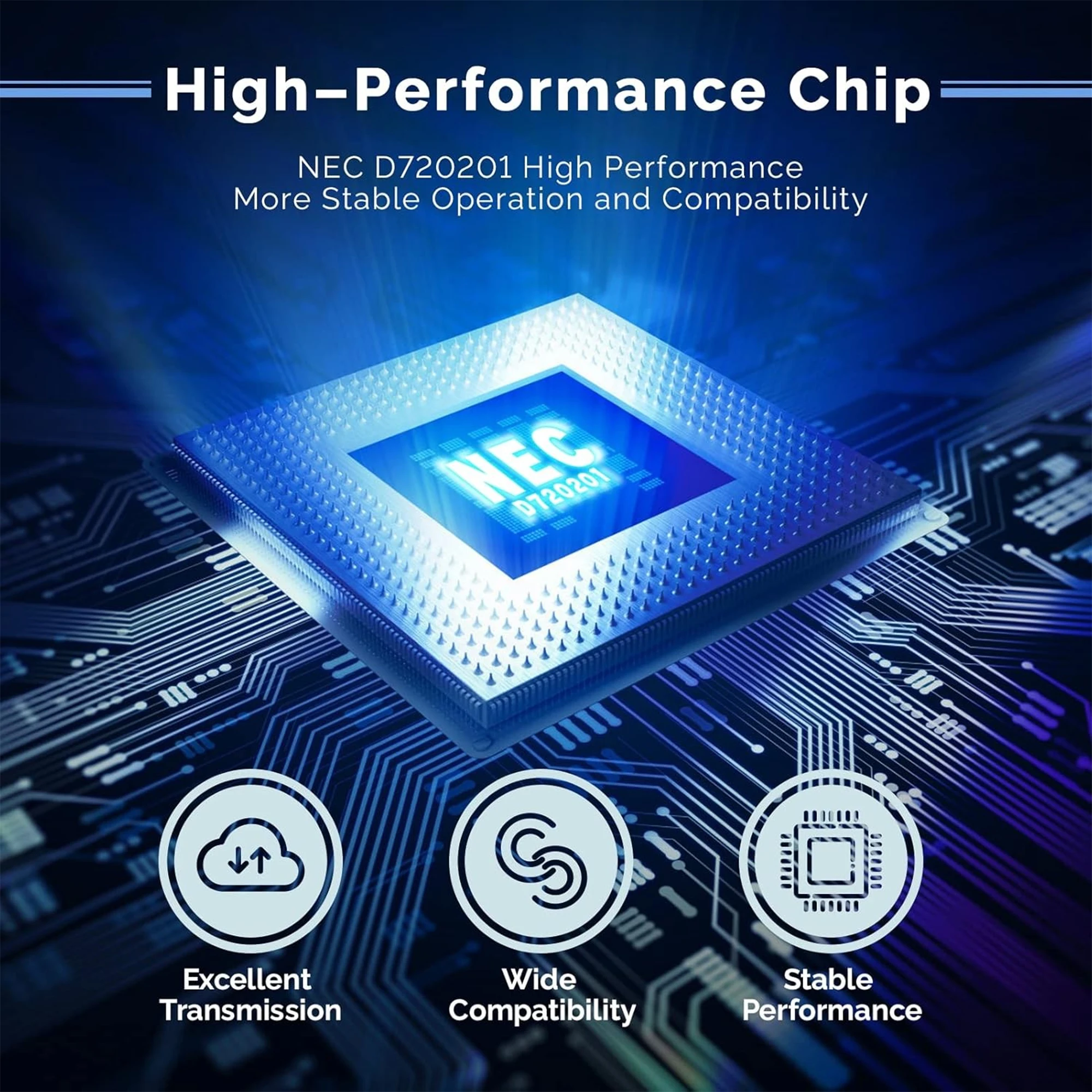 بطاقة توسيع USB 3.0 PCIe ذات 7 منافذ بسرعة 5 جيجابت في الثانية USB 3.0 مهايئ توزيع PCI Express إلى بطاقة توسيع USB للكمبيوتر الشخصي Windows 11/10/8/7/XP/Linux #6