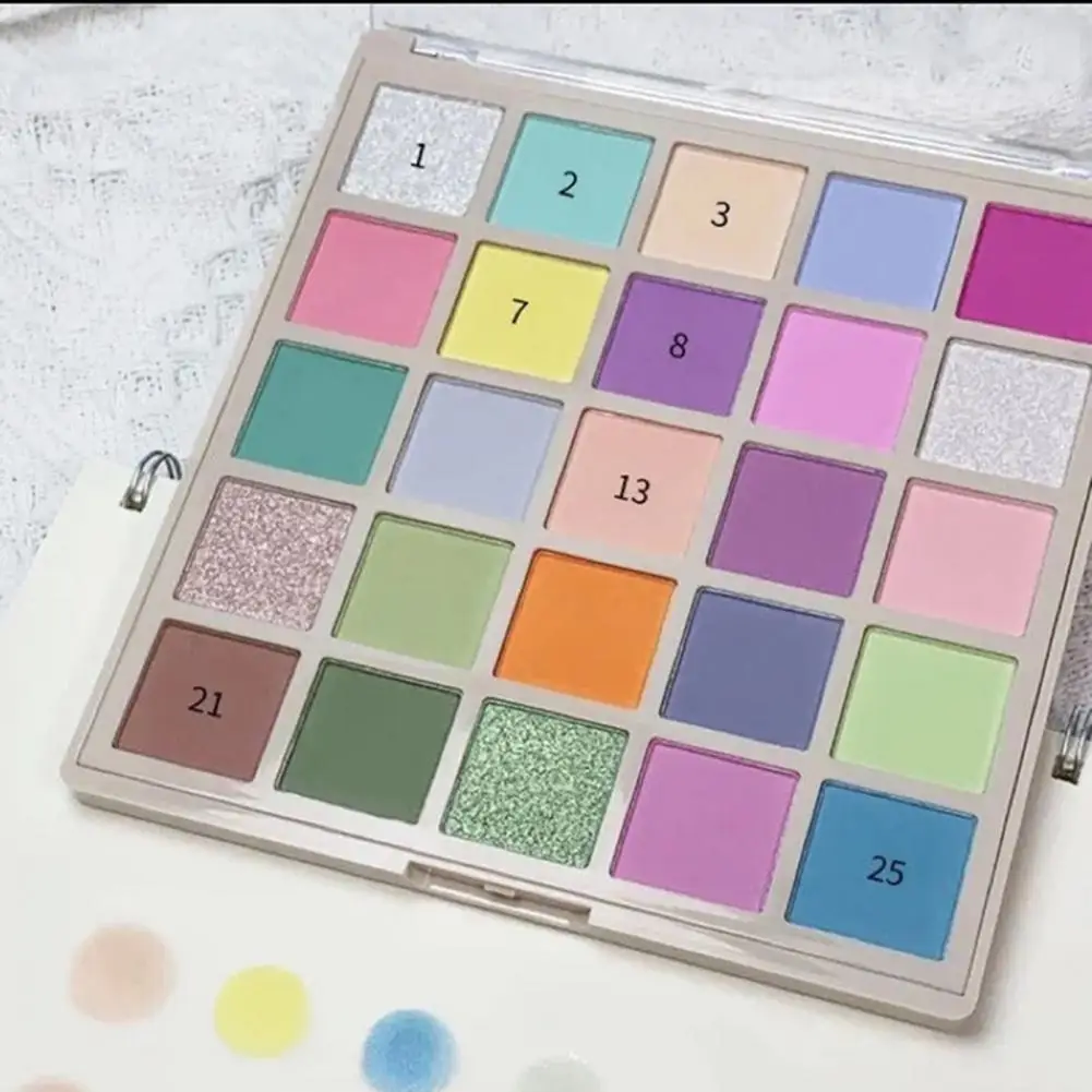 Palette d'ombres à barrage résistantes aux taches, maquillage des yeux, couleurs macarons, longue durée, étanche, femmes, filles, scène, 256