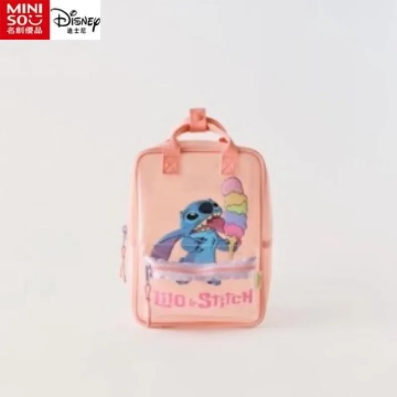 MINSIO Disney 2025 Spring New Product Children's Bag Girls Disney Skitch Mini Backpack Travel Backpack