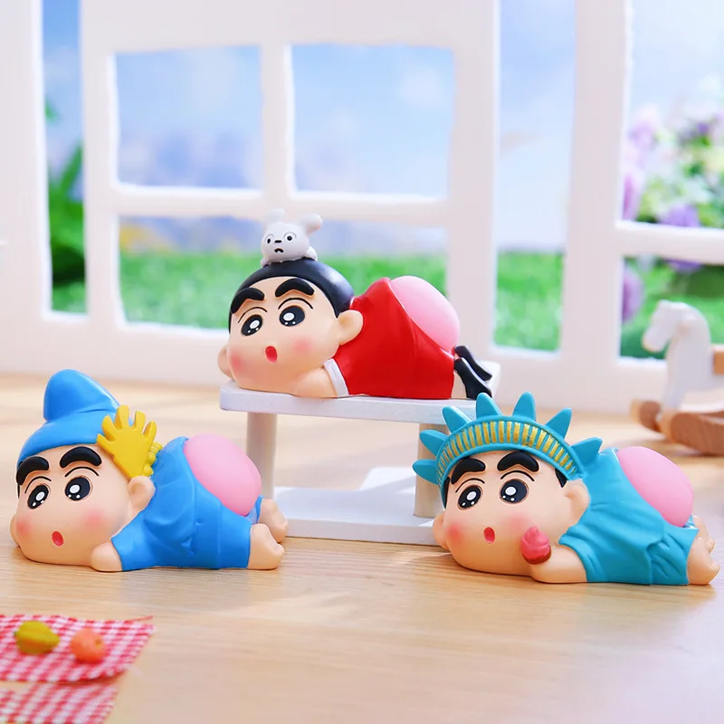 Crayon Shin Chan Butt Lamp Blind Box Creative Cute Night Light Bedroom Atmosphere Light Mystery Box Wholesale