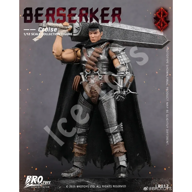 En stock BROTOYS LR012 Sword Wind Legend Eagle Regiment Berserker Gus 1/12 Modèle d'anime Figurine articulée Collection Cadeau