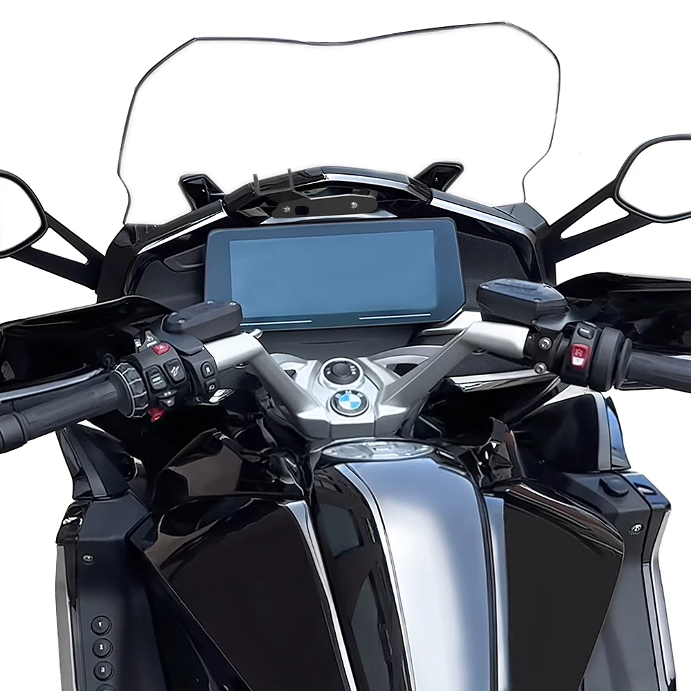 Motorcycle Phone Adapter Holder Support Mount Fit For BMW K1600GT K1600 GT 2022 2023 2024 Aluminum GPS Navigation Plate Bracket