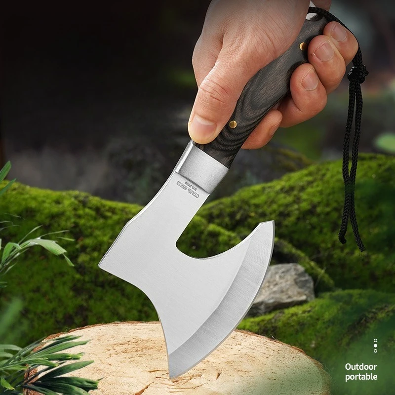 

Multi Functional Axe Outdoor Camping Hand Axe Portable Self-defense Stainless Steel Small Axe
