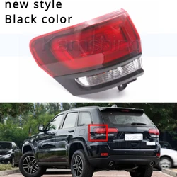 Kamshing Black Color For Jeep Grand Cherokee SRT8 14-19 Rear Bumper Tail light lamp Taillights taillamp Brake Light
