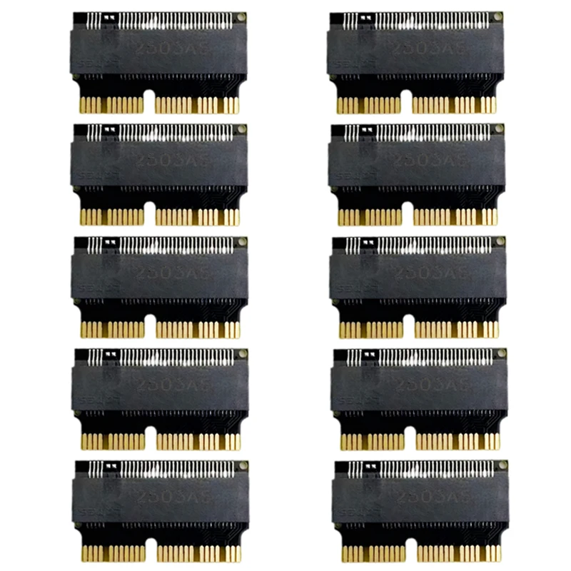 

10 шт. для ноутбука Macbook Air Pro 2013 2014 2015 A1465 A1466 A1502 A1398 PCIEX4 M2 для NVMe PCIe M.2 для карты адаптера NGFF к SSD