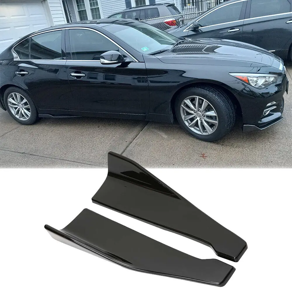 LAICY for Infiniti Q50 Q60 Q70 2005-2022 Car Rear Lip Bumper Skirts Splitters Fins Spoiler Canards Diffuser Side Mudguards