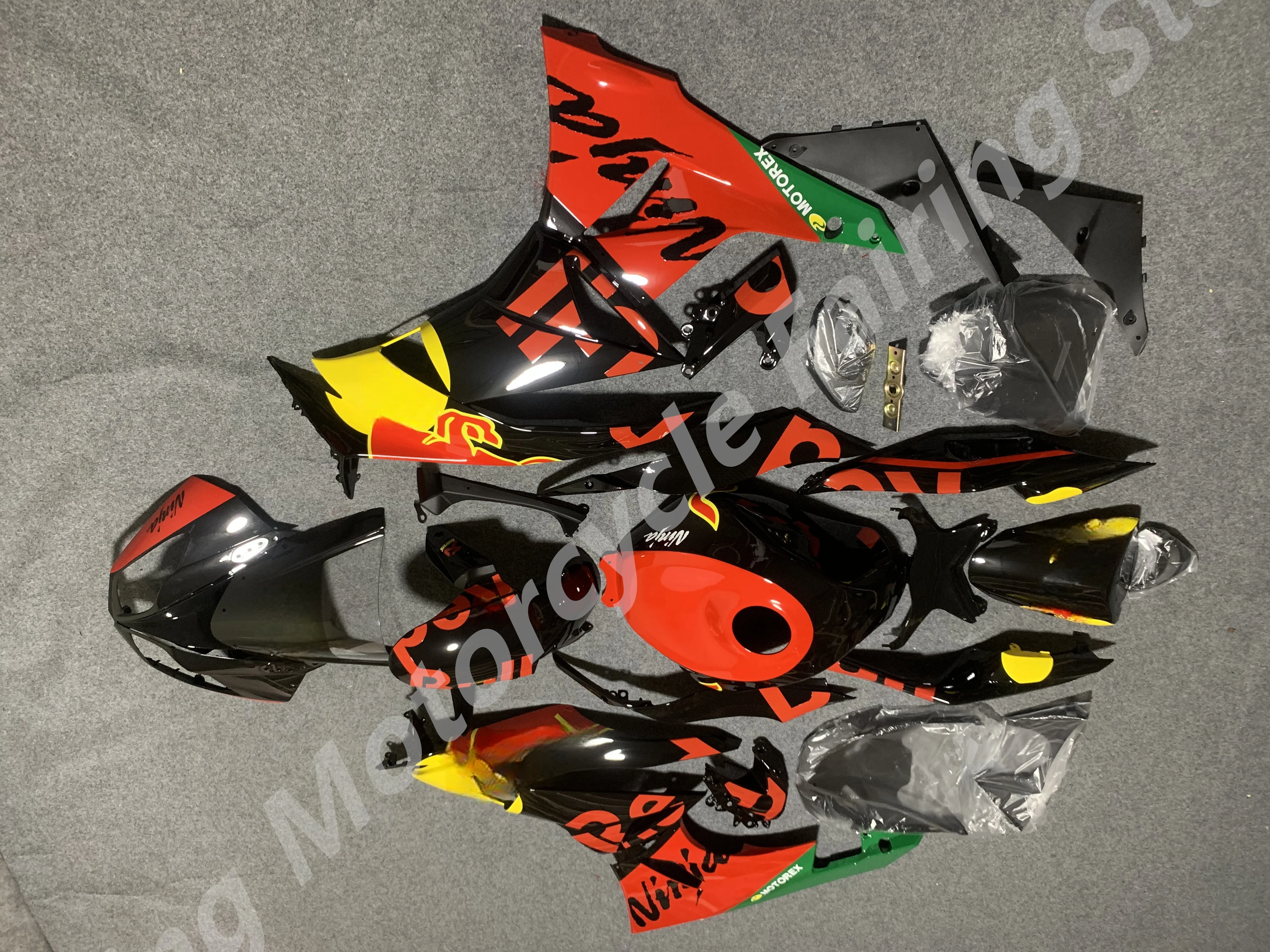 

Высококачественные комплекты обтекателей из АБС-пластика для Kawasaki ZX 6R 2009 - 2012 NINJA zx6r 09 10 11 12, комплект пластиковых обтекателей высокого качества