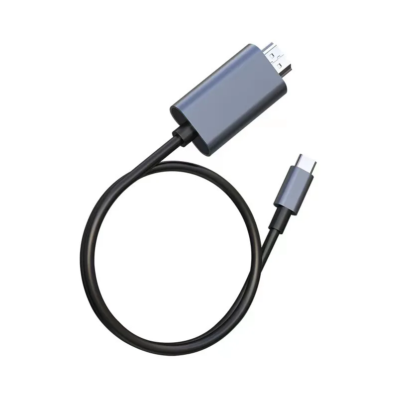 4K 60Hz USB C to HDMI Adapter Type C Cable HDTV Converter Cable for iPhone 15 TV Converter MacBook Air iPad Samsung Laptop