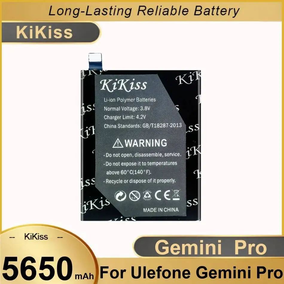 

5650 мАч для замены аккумулятора мобильного телефона Ulefone Gemini Pro премиум-класса