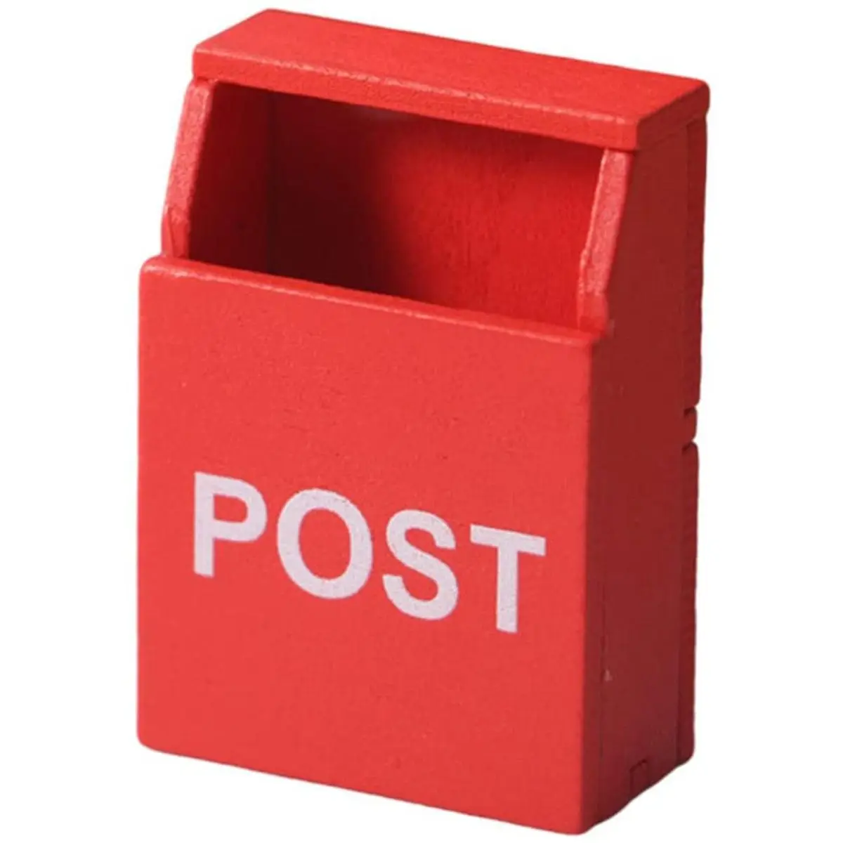 House Decor DIY Red   Newspaper Mail Box Dollhouse Accessories Miniature Mailbox Ornamant