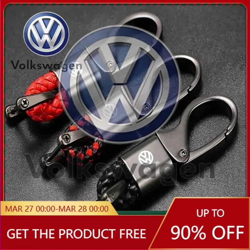 Emblemas para coche VW Volkswagen, pegatina universal nueva de aleación de zinc, llavero para coche, llaveros para VW Volkswagen Gol