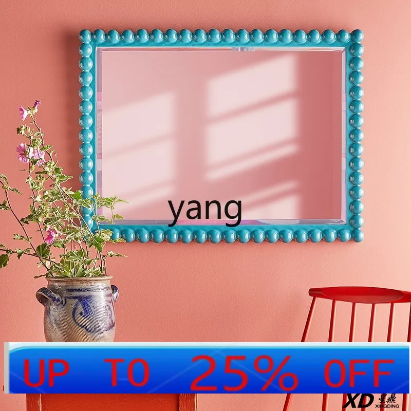 lmm toilet makeup mirror anti-fog smart square simple decorative bathroom wall-mounted bathroom mirror