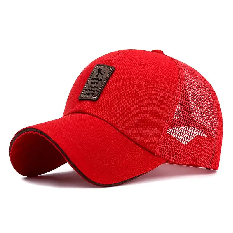 

Summer Mesh Baseball Cap Breathable Sun Visor Net Cap Men Trucker Hats Casquette Sunhat Outdoor Hip Hop Hats Snapback Cap