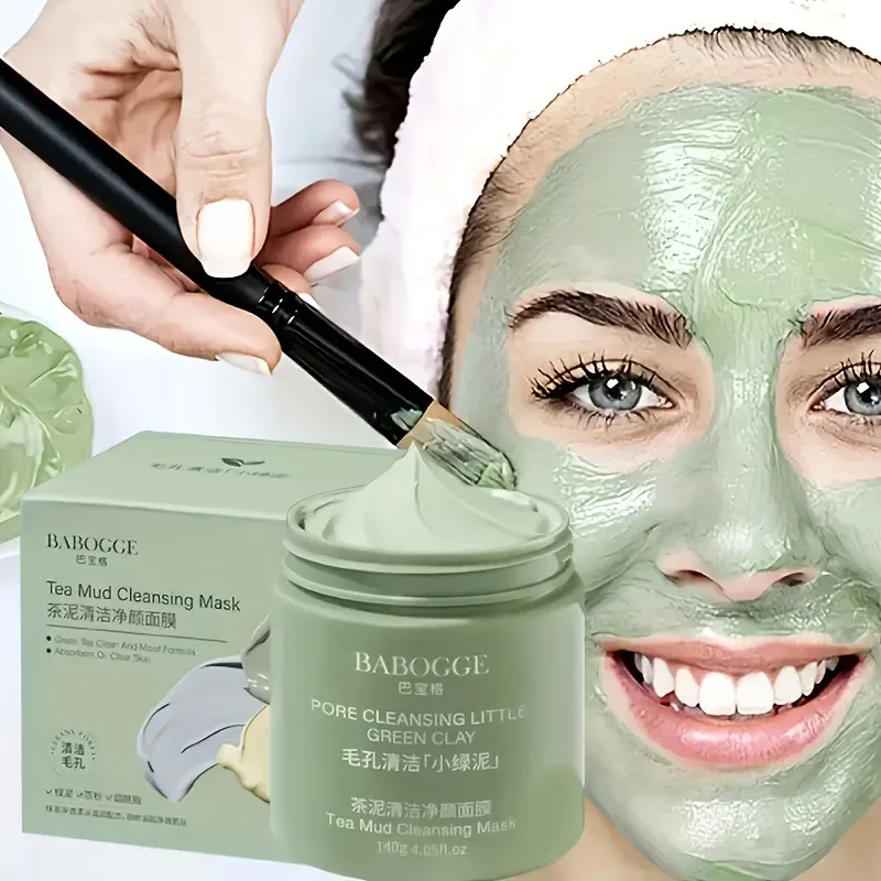 

Tea Mud Cleansing Mask Gently Fades Blackheads Closed Mouth Cleans Pores Apply Mud Film To Brighten Skin Tone