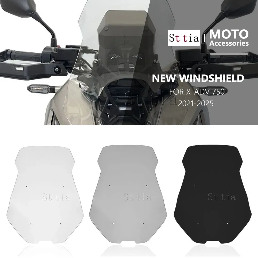 

Новый ветровой дефлектор для лобового стекла мотоцикла для HONDA X-ADV 750 XADV 750 2021 2022 2023 2024 2025, ветровой дефлектор козырька