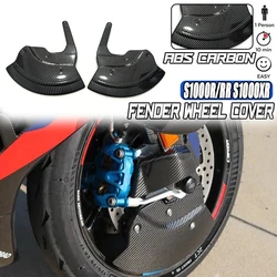 For BMW S1000R S1000RR M1000R M1000RR S1000XR 2022 2023 2024 ABS Carbon Front Fender Wheel Cover Kit Motorcycle Accessories