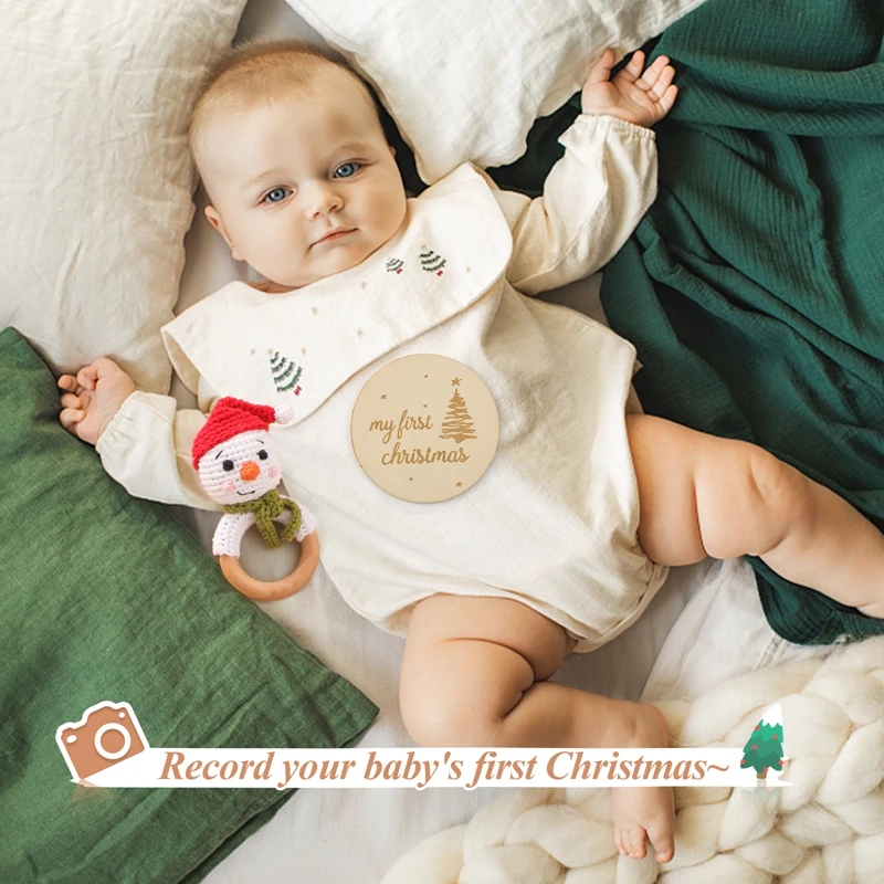 1 مجموعة الوليد عيد الميلاد حمام لعبة معلم شهري بطاقات بطانية طفل صور الطفل هدية الكريسماس اكسسوارات الطفل التصوير الدعامة