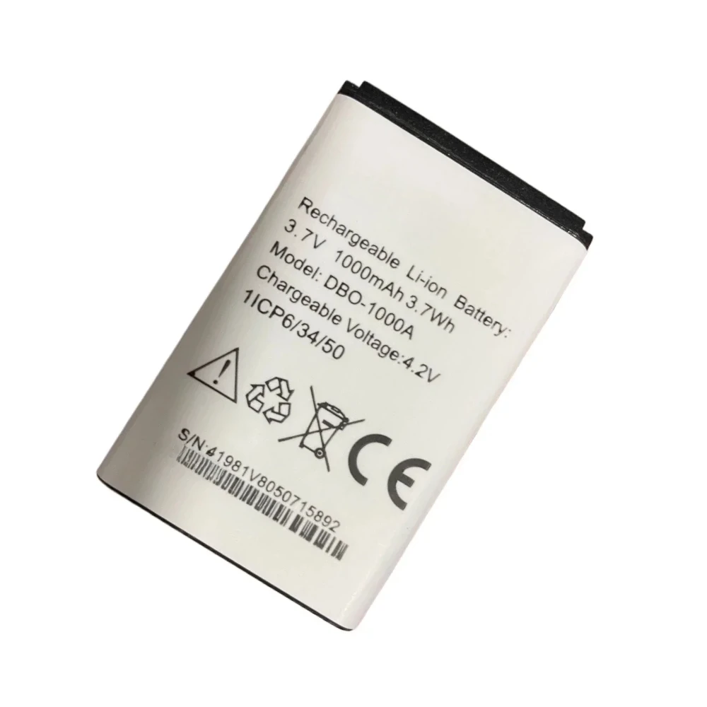 DBO-1000A 2PCS 3.7V 1000mAh  For DORO 1372 / 2404 / 1370 DORO BATTERY
