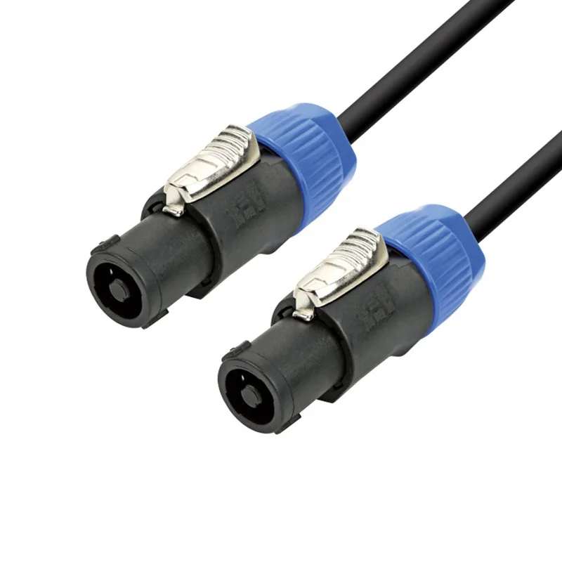 Professional Ohmic Head Audio Cable, Four-Core Speaker Audio Cable, XLR Cable, NL4FC Stage Amplifier, Ohmic Cable, Pure Copper